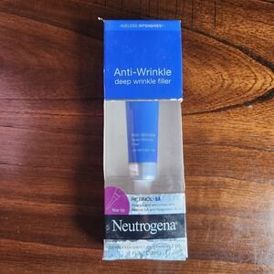 Neutrogena Anti-Wrinkle deep wrinkles filler Retinol SA Discontinued 1oz. NIB